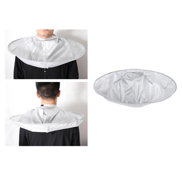 Capa de Corte de Pelo Baoblaze Gris 50 CM