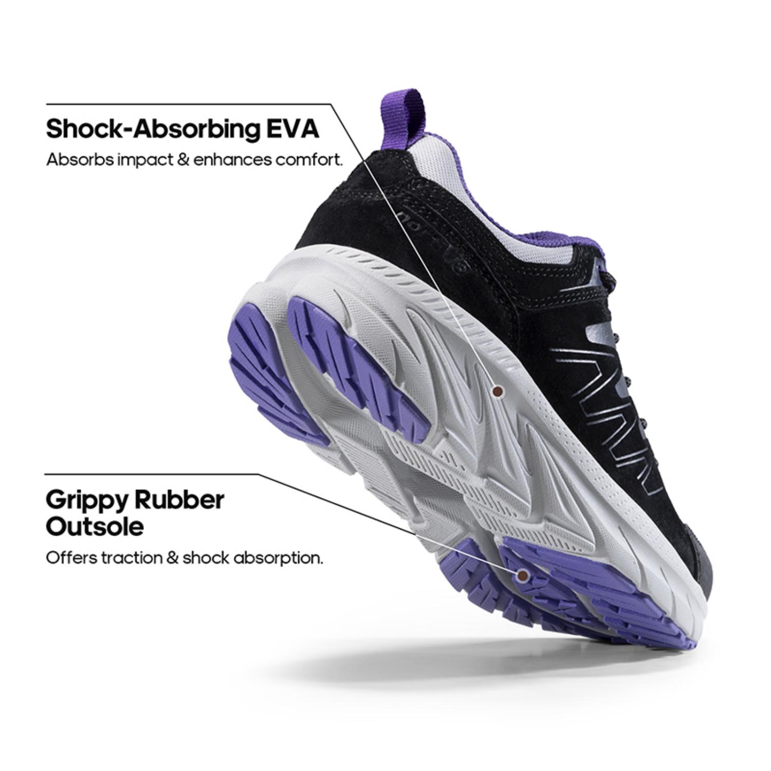 NORTIV 8 Women’s Horizon Lightweight Hiking Shoes Chunky Tennis-Inspired Non-Slip Trekking Trails & Platform Walking Sneakers