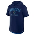 thumbnail image 2 of Men's Fanatics Navy Dallas Mavericks Pass Legend Raglan Hoodie T-Shirt, 2 of 3