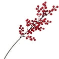 thumbnail image 3 of Simulation fruit Rouge Grains d'Acacia Fournitures de Célébration de Noël Fleur de table Branche Courte 1pcs 54cm, 3 of 9