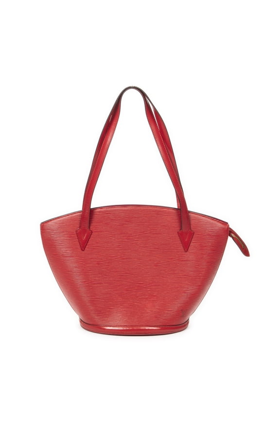 Pre-Owned Louis Vuitton Red St-Jacques Shopping GM Shoulder bag Epi