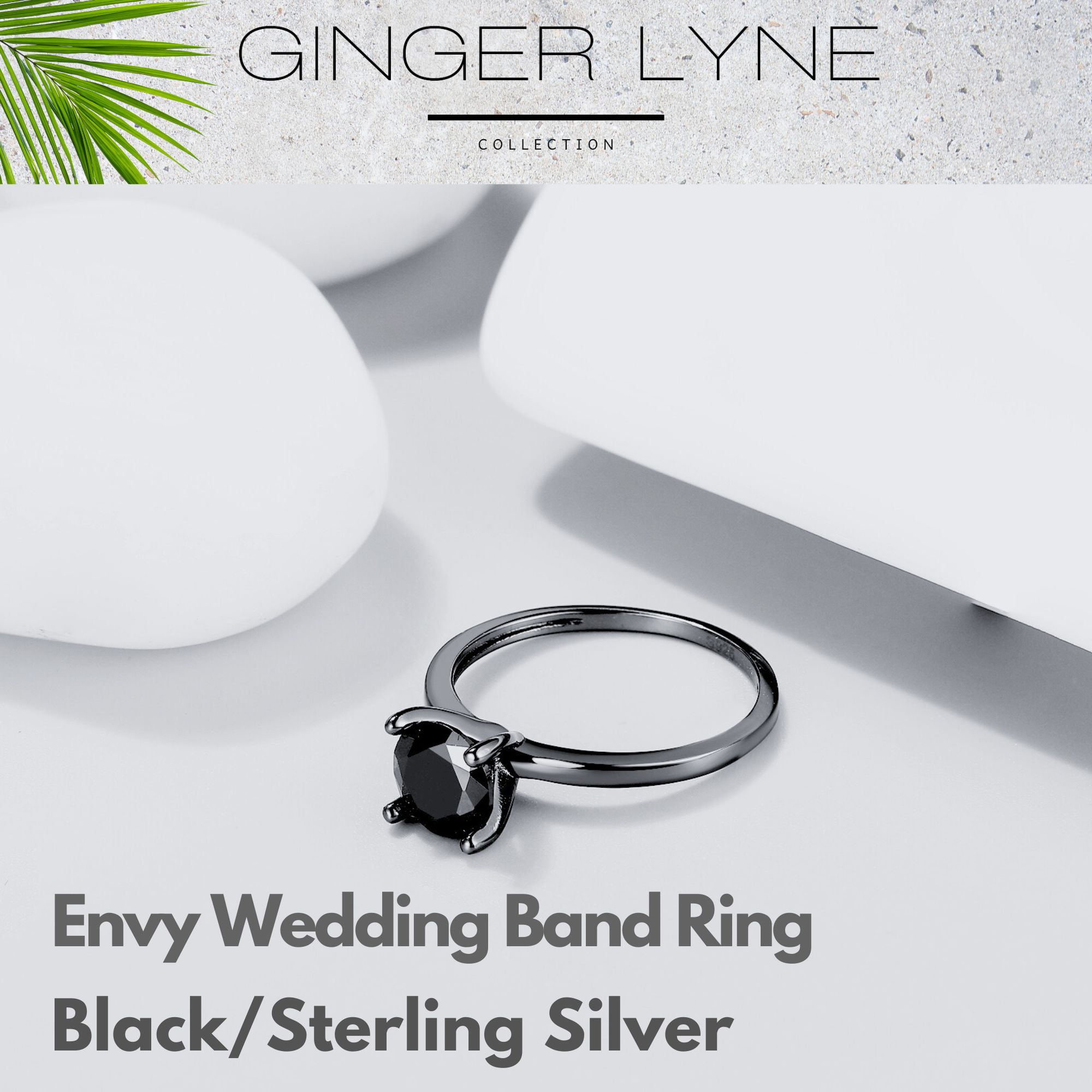 Envy Solitaire 1.25 Ct Engagement Ring for Women Promise Ring for Her Cubic Zirconia Sterling Silver Ginger Lyne