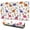 White Dinosaurs Flowers-1, variant on Long Mouse Pads for Desk,White Dinosaurs Fossils Plants Pattern Desk Mats on Top Of Desks, Desk Mouse Pad Extra Large with 3mm Non-Slip Base and Stitched Edge for Gaming,Office,Work,Home 31.5"x11.8"