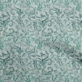thumbnail image 1 of oneOone Cotton Flex Dusty Teal Green Fabric Asian Baroque Craft Projects Decor Fabric Printed By The Yard 40 Inch Wide, 1 of 4