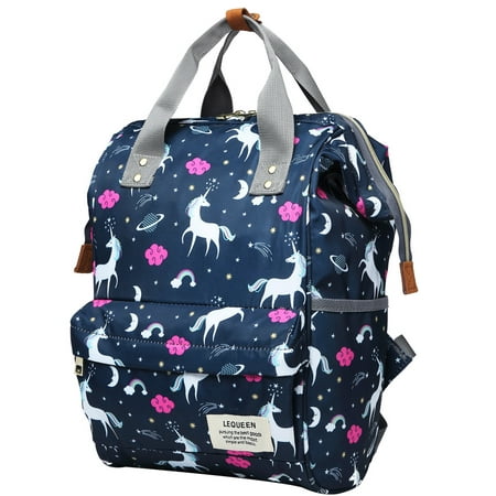 Vbiger Waterproof, Large Capacity Backpack Diaper Bag, Blue