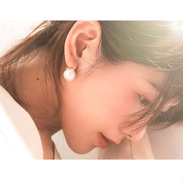 Pendientes De Perlas Yfn, Joyería De Plata De Ley 925, Pendi | Envío Gratis