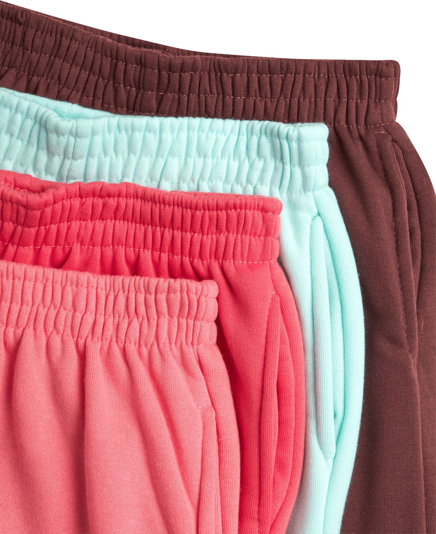 Real Love Girls Sweatpants Soft Lightweight Basic Fleece Cargo Jogpants, Joggers or Flares 4 Pack