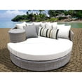 thumbnail image 2 of TK Classics OASIS-TERRACOTTA Oasis Circular Sun Bed - Outdoor Wicker Patio Furniture, Terracotta, 2 of 2