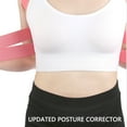 thumbnail image 4 of Correcteur de Posture Rose Réglable Support de Clavicule Double Fixation Attelle Dorsale pour Hommes et Femmes, 4 of 7