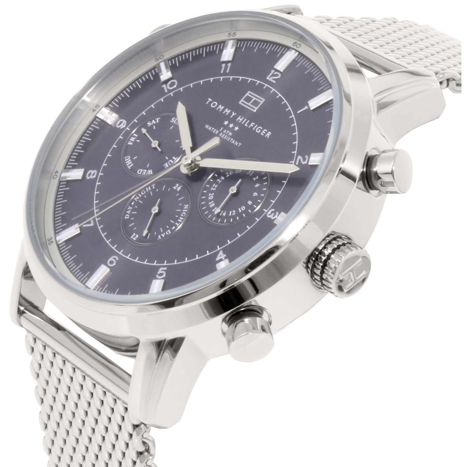 tommy hilfiger men's mesh watch