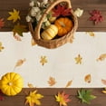 thumbnail image 2 of Table Runner Dresser Scarves 60 Inch Long,Thanksgiving Pumpkin Wheat Hedgehog Linen Dining Table Runners Farm Corn Maple Leaf on Flax Tabletop Scarf for Wedding Holiday Party Kitchen, 2 of 9