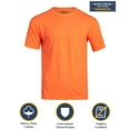 thumbnail image 2 of Bass Creek Outfitters Mens High Vis Shirts - 4 Pack Safety Workwear High Visibility Shirts for Men, 2 of 6