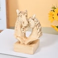 thumbnail image 5 of Horse Head Statue Ornament Horse Sculptures Horses Figurines Decorative Objects for Home Offices Bookshelf Table, 5 of 9