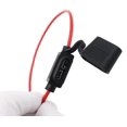 thumbnail image 2 of Portafusibles impermeable de hoja mediana de 16 AWG, 5 unidades, con cable, CC 32 V, 20 A, circuito adicional para camión, automóvil, con 6 fusibles de hoja estándar y 1 fusible, 2 of 5
