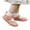 Pink, variant on Kids' Gingham Plaid Closed Toe Sandals, Adjustable Strap Soft Sole, Toddlers 6 Months-5 Years, Beige