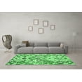 thumbnail image 3 of Ahgly Company Indoor Round Southwestern Emerald Green Country Area Rugs, 6' Round, 3 of 4