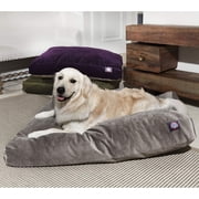 Majestic Pet | Villa Velvet Rectangle Pet Bed For Dogs, Removable Cover, Marine, Small