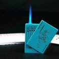 thumbnail image 1 of Juego de cartas creativo Ace of spades, encendedor de butano a prueba de viento, encendedor de metal recto, juguete divertido de metal para hombres, 1 of 4