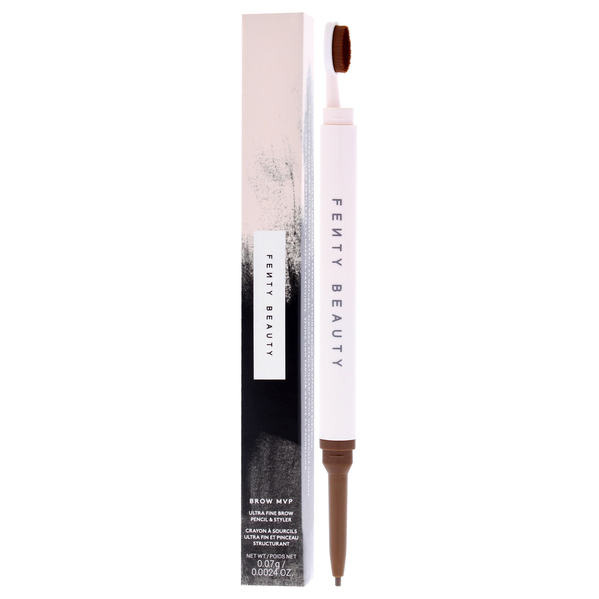 Brow MVP Ultra Fine Brow Pencil and Styler - Medium Brown by Fenty Beauty for Women - 0.002 oz Eyebrow Pencil