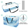 thumbnail image 4 of Cloud Large Capacity Oxford Cloth Reusable Foldable Storage Bins Easter Basket Box, 4 of 7