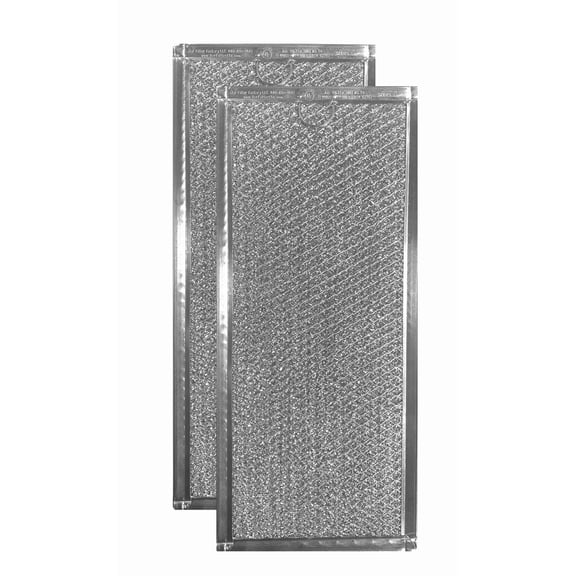 Air Filter Factory Replacement for 4393862 Whirlpool Microwave Oven Aluminum Grease Filters 2-Pack