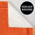 thumbnail image 4 of mDesign Non-Slip Microfiber Bathroom Rug, 21" x 34" - Orange, 4 of 8