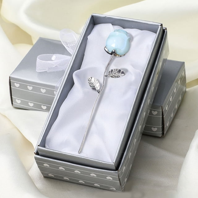 Natural Crystal Raws Semi Gemstones Rose Decoration Valentine's Day Wedding Gift Crystal Handicrafts Gift
