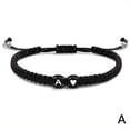 thumbnail image 5 of Heart Initial Bracelets for Women,26 Letters Initial Charm Bracelet Handmade Rope Braided Bracelets,Letter A-Z Charm Adjustable Link Jewelry Gifts for Daughter Mothers Day, 5 of 7