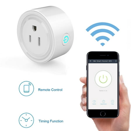Eeekit Mini Wifi Smart Remote Plug Wireless Switch Eeekit Mini Wifi Smart Remote Plug Wireless Switch Socket Wall Control Home Devices 1 Pack