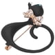 thumbnail image 3 of Broche de diamante con diseño de gato, para solapa, accesorio de fiesta AllMatch 2135 (negro), 3 of 14