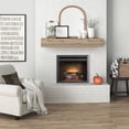 thumbnail image 2 of PuraFlame EF42B Electric Fireplace Insert, Crackling Sound, Glass Door & Mesh Screen, 1500W, Black, 23", 31.7 lbs, 2 of 7
