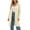 Beige, variant on Women's Cozy Hooded Cable Knit Long Cardigan Coat Fall Winter Oversized Open Front Duster Sweater with Pockets,Gray,S