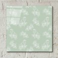 thumbnail image 4 of Epic Art 'Pure Robin Bird Floral Pattern Green Background' by Sabrina Balbuena, Acrylic Glass Wall Art, 12"x12", 4 of 8