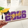 thumbnail image 6 of 2026 Graduation Season Wooden Tabletop Ornament, Holiday Decorative Gift for Graduate Celebration, 11.8"x5.5", 6 of 7