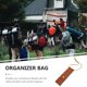 thumbnail image 4 of Camping Utensil Organizer Bag Camping Tableware Use Outdoor Camping Bbq Durable Pu Material Hanging Storage 1Pcs, 4 of 4