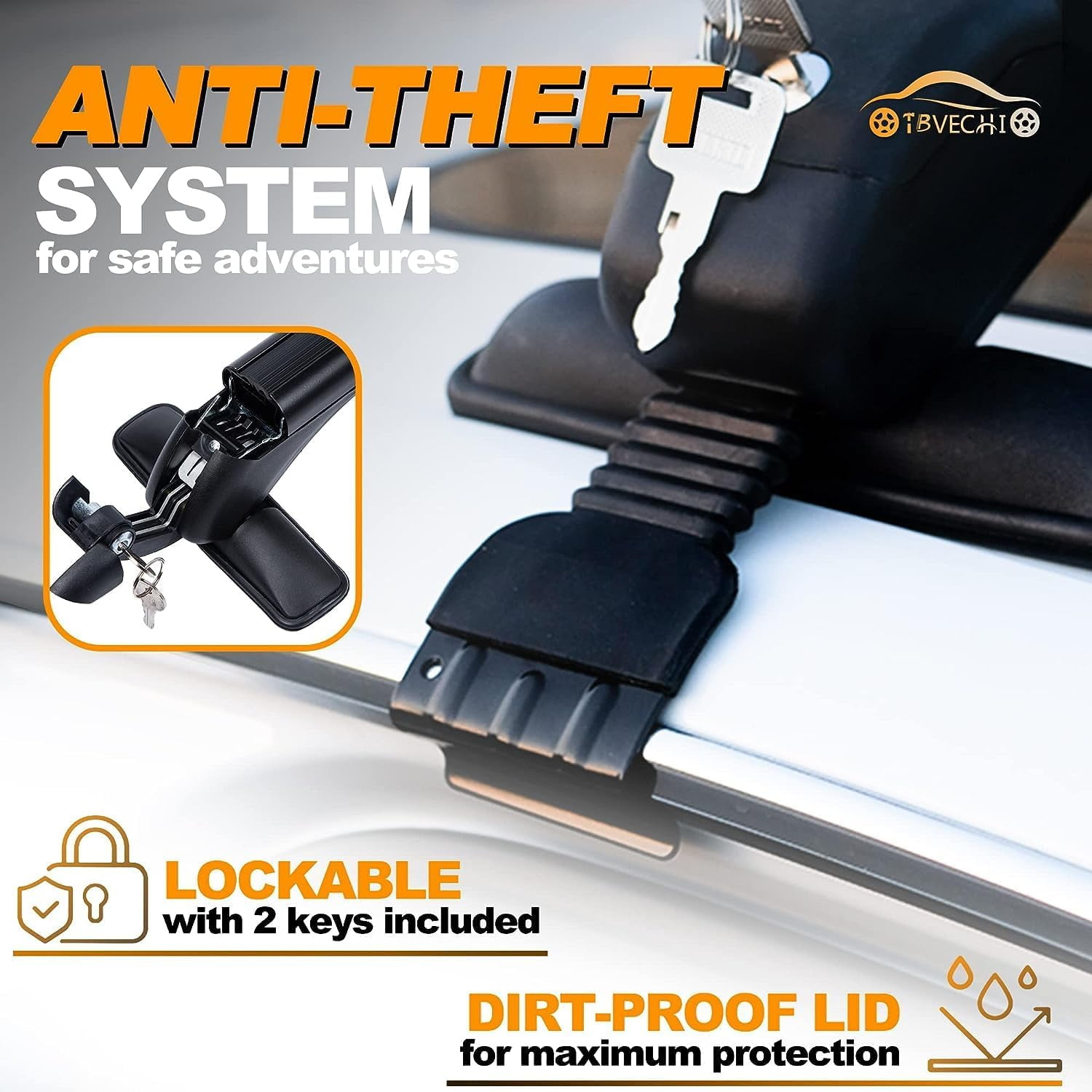 Roof Rack, Car Top Roof Rack Cross Bar Luggage Carrier Adjustable Window Frame Black Roof Bars (43.3'')