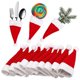 thumbnail image 1 of Mini Sombreros de Navidad Cubertería de Navidad Vajilla Sostenedores Mini Santa Sombreros Afortunado Sencillez, 1 of 5