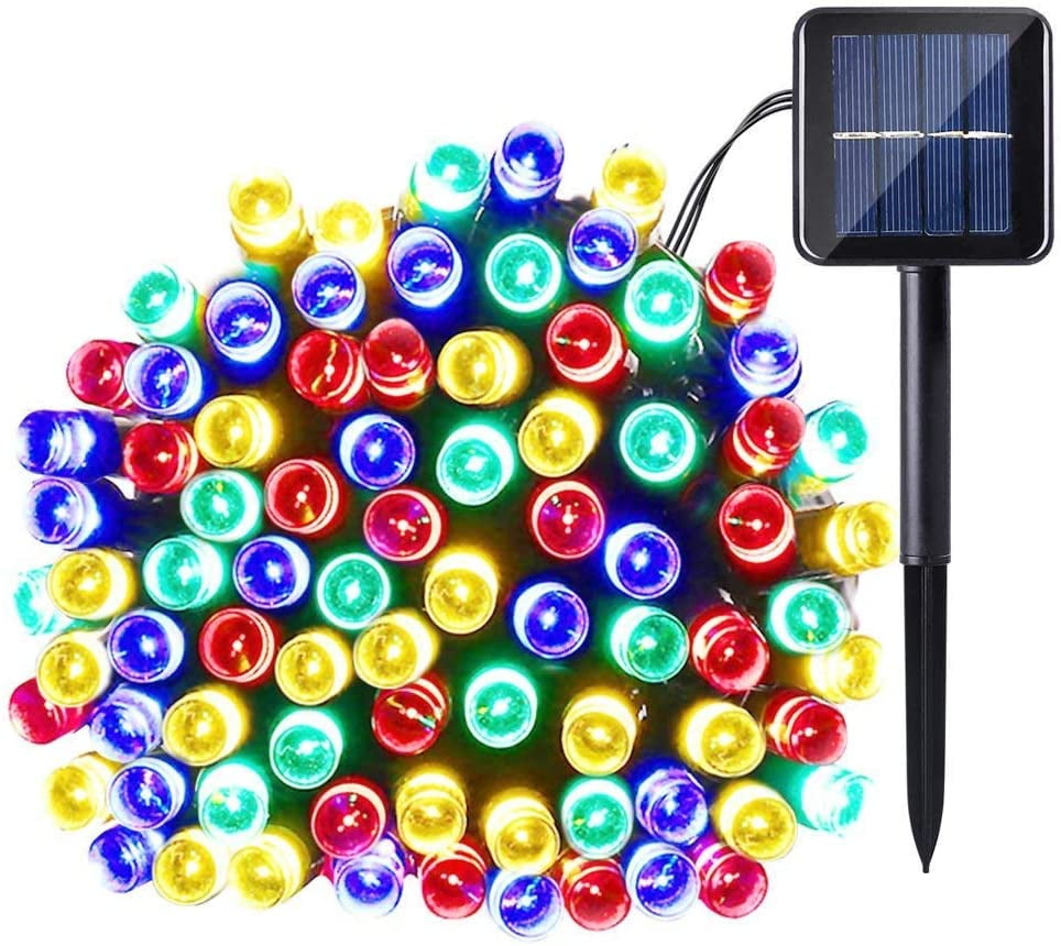 Christmas solar lights 39ft 100 LED Waterproof Outdoor Decoration