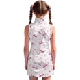 thumbnail image 5 of Shadoumai Girls Tennis Dresses Sleeveless Athletic Golf Dress with Pocket Quarter Zip Up Sundress for Girls 4-15 Years,Athletic Tennis Girls Dress Toddler, 5 of 6