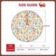 thumbnail image 2 of Defioc Simple Drawing for Christmas Tree Skirt Snowman Xmas Tree Skirt Farmhouse Christmas Decorations Tree Mat for Holiday Party Decor-36", 2 of 6