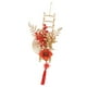 thumbnail image 5 of Adorno de puerta del Festival de Primavera, colgante de año chino con borla decorativa roja Estilo C, 5 of 9