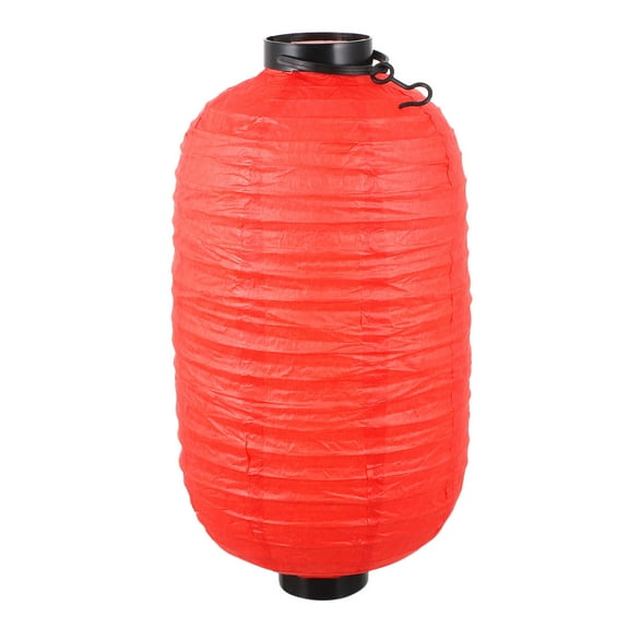 OUNONA Japanese Style Red Paper Lanterns Hanging Ornaments for Decorations