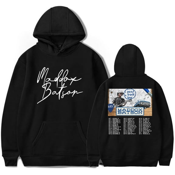 Maddox Batson I Need A Truck Tour Merch Pullover Hoodies Pocketless Parallel Bars Sleeve Unisex Sweatshirts