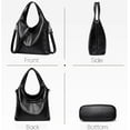 thumbnail image 3 of HMSHA Hobo Purses and Handbags for Women Large Crossbody Bags PU Leather Tote Bag Shoulder Bag Satchel Bag, 3 of 8