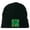 Navy, variant on St Patrick's Day Clover Embroidered Long Beanie - Red OSFM