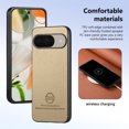 thumbnail image 4 of Dteck Case for Google Pixel 9 / 9 Pro,Slim Premium Canvas Grain PU Leather,Soft TPU Bumper,Non-Slip Anti-Scratch Shock-Absorbent,Protective Phone Cover for Google Pixel 9 / 9 Pro,Khaki, 4 of 8