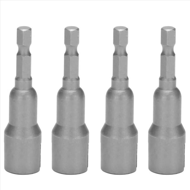 Juego De Destornilladores De Tuerca De AlimentacióN De 4 Piezas,De Ala De Ranura De Herramientas De Llaves De Vaso De Broca,De VáStago Hexagonal De Panel Tornillos De Ojo C