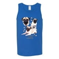 thumbnail image 2 of If It's Not a Pug It's Just a Dog Gift | Mens Dog Lover Graphic Tank Top, Royal, 2XL, 2 of 3