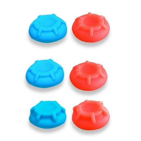 6-in-1 Silicone Joystick Case & Thumbstick Grips for Switch 2 Protective Caps Cover Enhanced Gaming