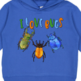 thumbnail image 3 of Inktastic I Love Bugs Toddler Hoodie, 3 of 4